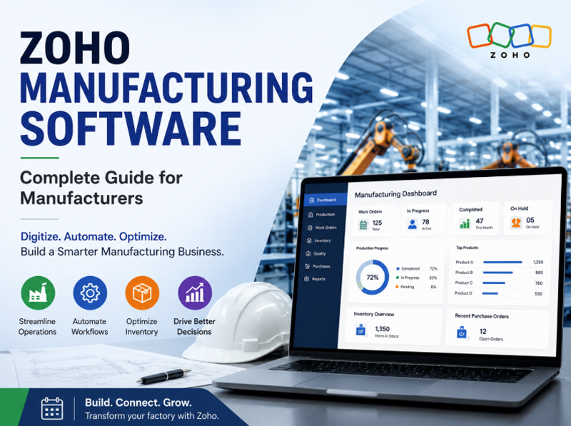Zoho Manufacturing Software: Complete Guide for Manufacturers
